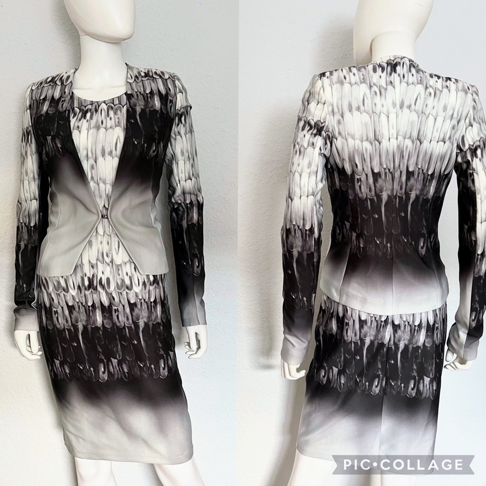 SALE💥NEW WOMEN‎ DRESS SUIT 2PC SHEATH SLEEVELESS DRESS/COLLARLESS LINED BLAZER
